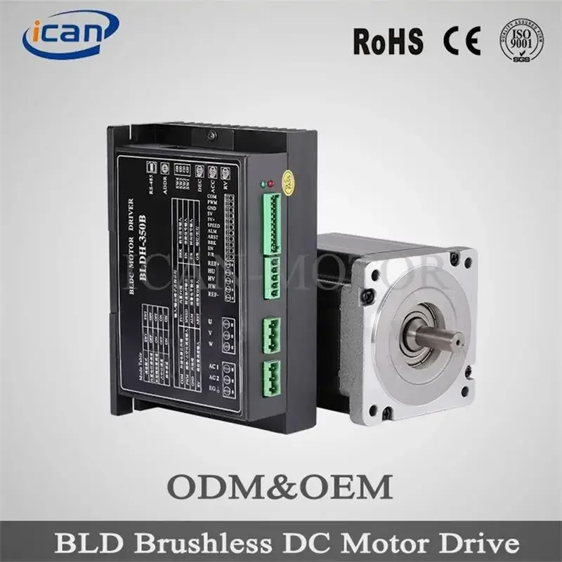 ICAN 48v Brushless Dc Motor BLDC 240W 0.75Nm 3 Phase With Hall Feedback 300b Kit Motor Hall Bldc