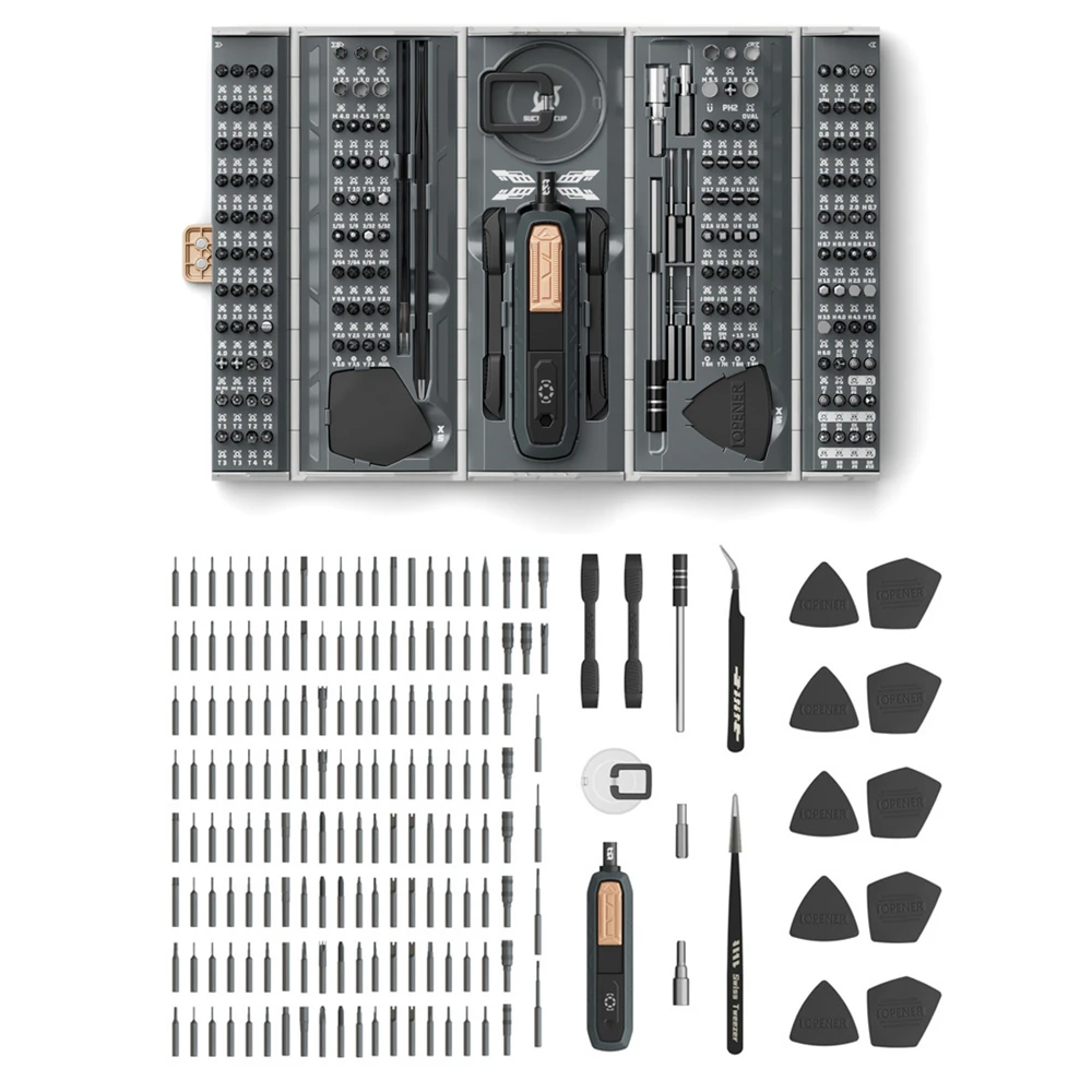 Imagem -04 - Precisão Chave de Fenda Toolkit 180-em1 Multifuncional Reparação Telefone Câmera Eletrônica Jm8192