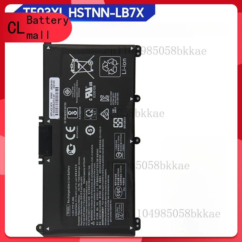 

Battery TF03XL For HP Pavilion X360 14-CD Series HSTNN-LB7J HSTNN-LB7X Q188 Q190