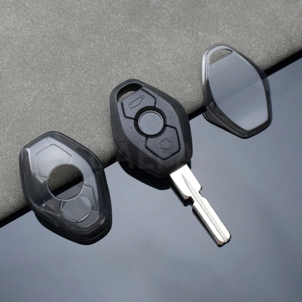 Per BMW Serie 3 5 7 X5 E53 X3 F83 E46 E39 E38 E60 E63 E61 E64 330i Z3 Z4 E85 E86 M5 325i Chiave Dell'automobile Della Copertura Della Cassa Guscio Protettivo