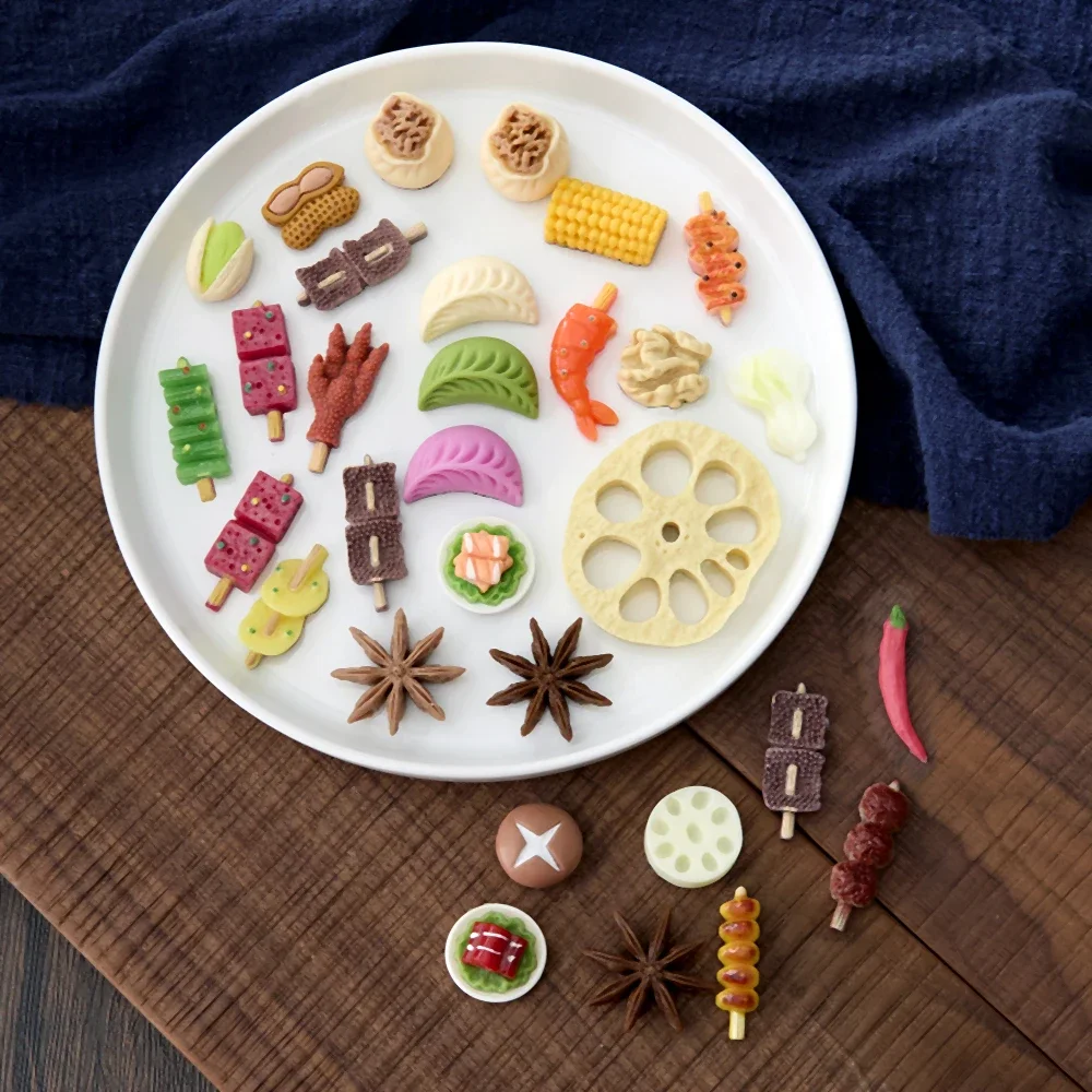 

Corn Nuts Silicone Molds Hot Pot Ingredients Star Anise Chili Fondant Candy Chocolate Mould Cake Decoration Baking Accessories