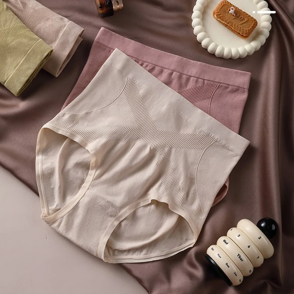 

3Pcs High Waist Slimming Underpants Shapewear Girdle Panties Butt Lifter Briefs Cotton Crotch Seamless Postpartum Body Shaper