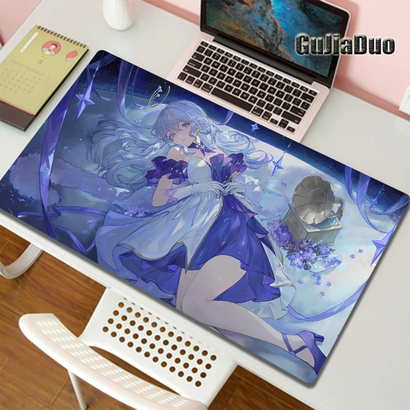 Honkai-Star Rail Robin Anime Mouse Pad, Gamer Laptop Play Mat, Kawaii Gaming Room Acessórios, Comic Mousepad, PC Almofada, 80x40, XXL