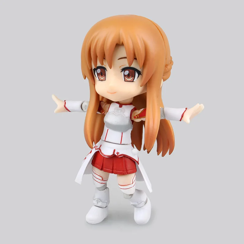 Cu-poche Chibi Asuna 017 SAO Figur mit austauschbaren Gesichtern, verpacktes Sammlerstück