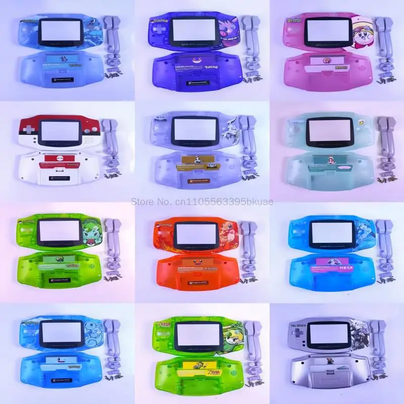 Packaging Gba Case Shell: Squirtle Charizard Gengar Limited Edition Compatible With Original And Ips Screen Anime Periphery Gift view 3