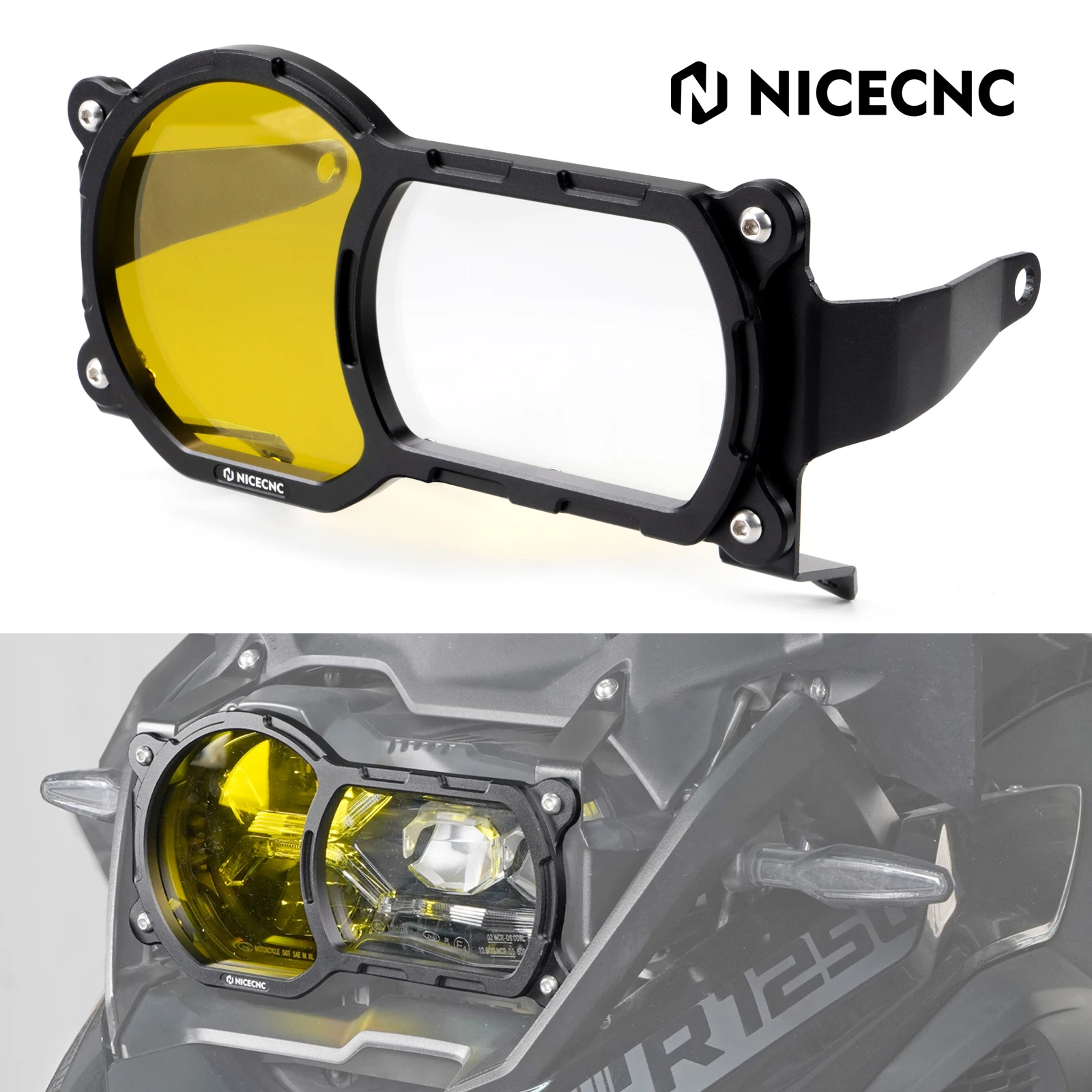 

Motorcycle Headlights Guard Cover Lens Protector for BMW R1250 GS GSA R1250GS Adventure R1250GSA 2020-2024 R1250GS 2020-2023