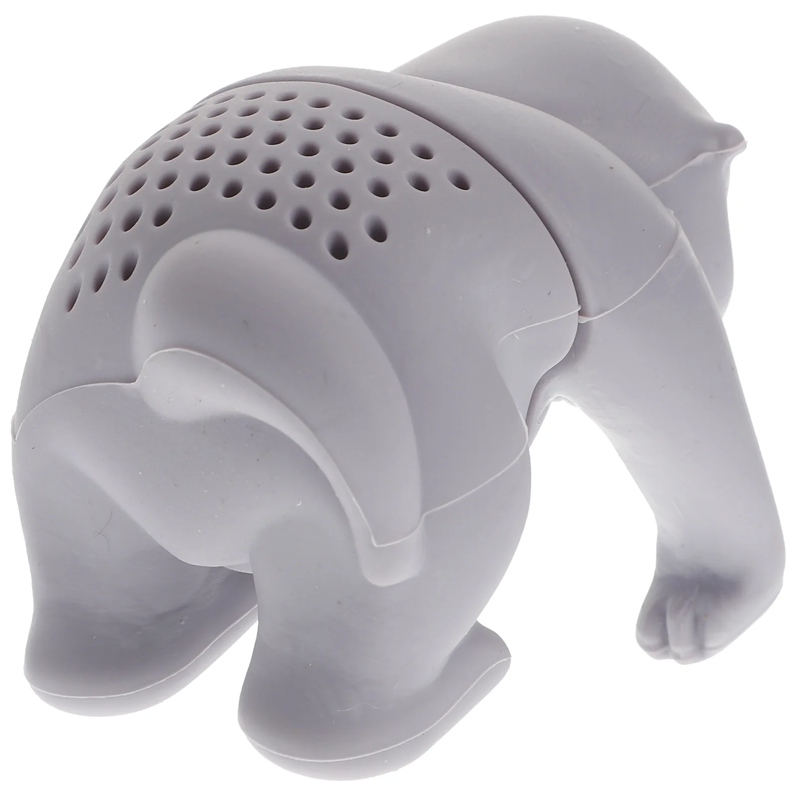 

Grey Otter Shape Silicone Tea Infuser Loose Leaf Tea Diffuser Cartoon Design Food Grade Safe Easy Clean Kitchen Gadget