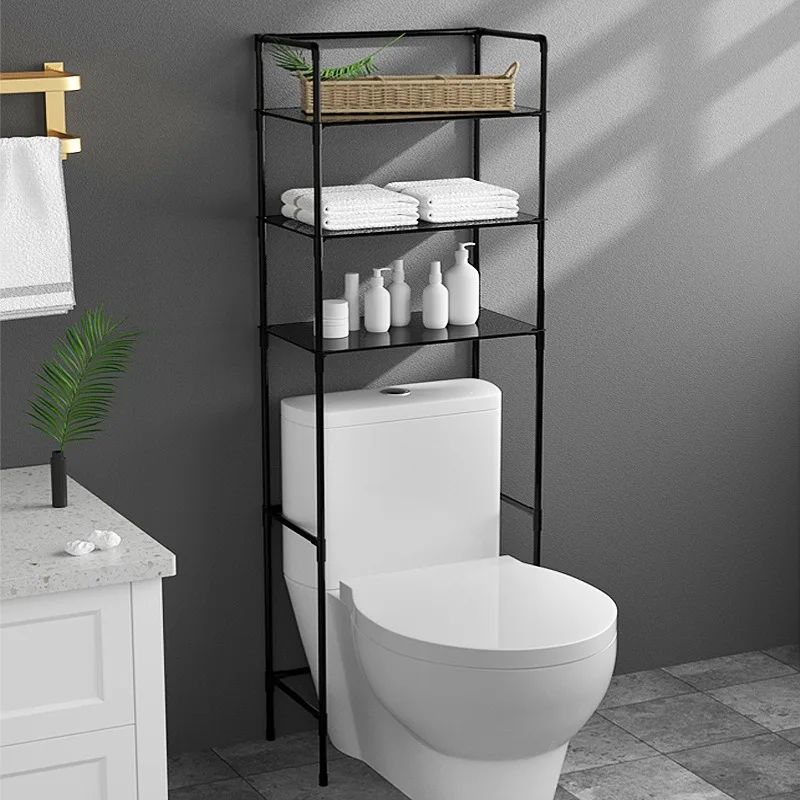 

3-Layer Freestanding Bathroom Shelf for Toilet Sink Shower and Washing Machine Storage