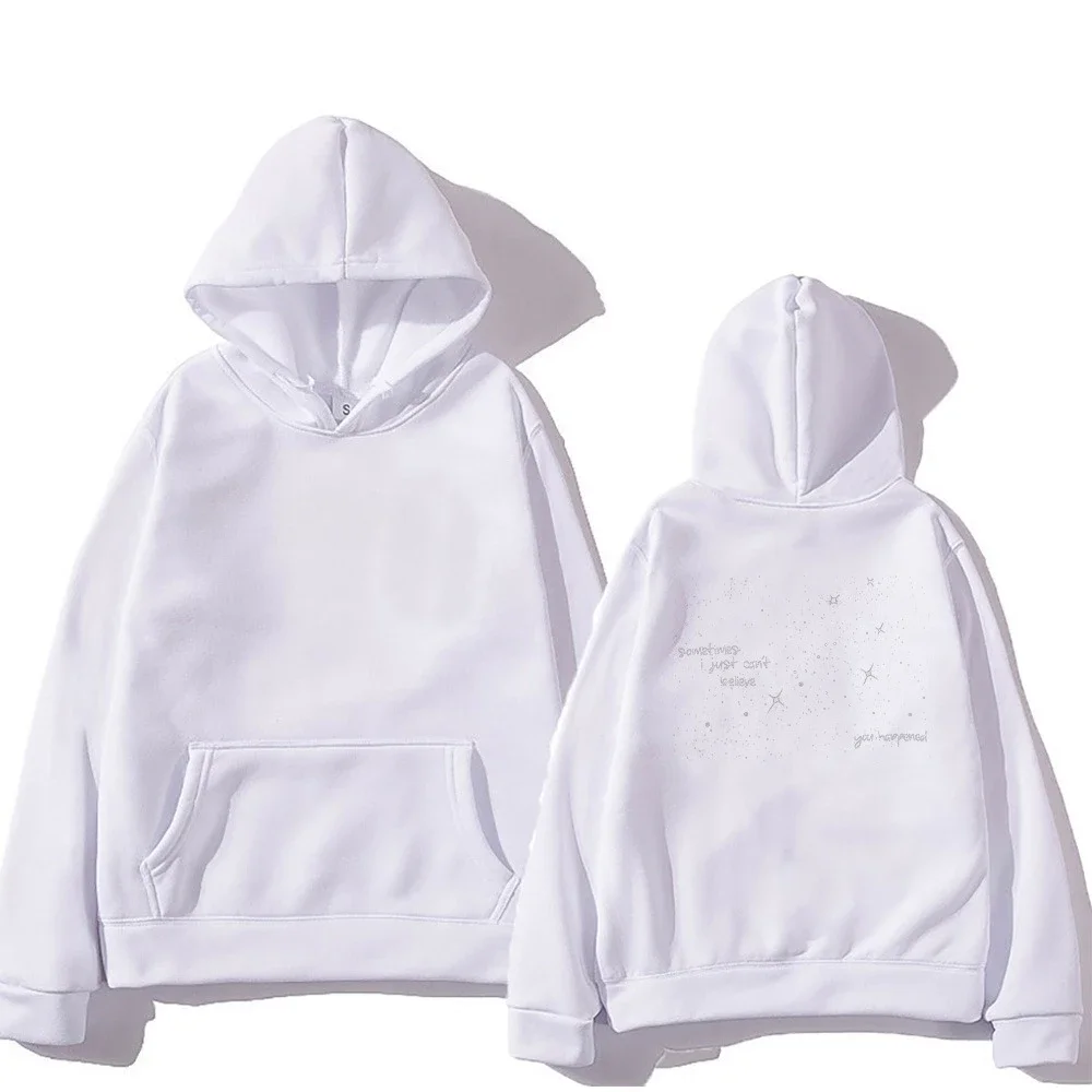 2025 Hoodie Fashion Long Hooded Sweatshirt Pullover Men's and Women's High Popularity Light Luxury Fun Printed Hoodie