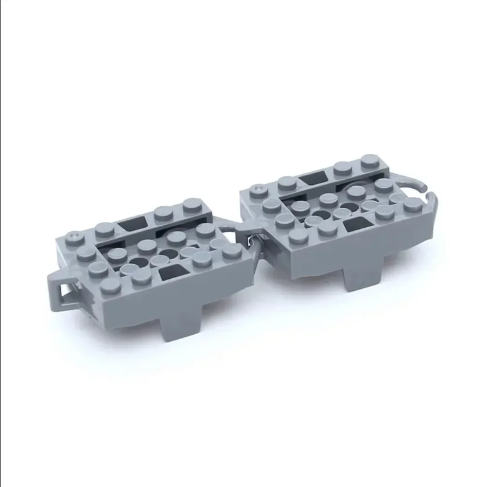 Blocs de construction MOC pour enfants, 10 pièces, modèle de montagnes russes, Train de ville ferroviaire, partie technique, cadeaux pour enfants, 26022 25059 25061 34738