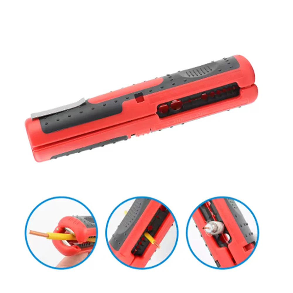 

Cable Wire Stripper Pliers Multifunctional Portable Non-slip Handle Wire Stripping Pen Household Manual Hardware Tool