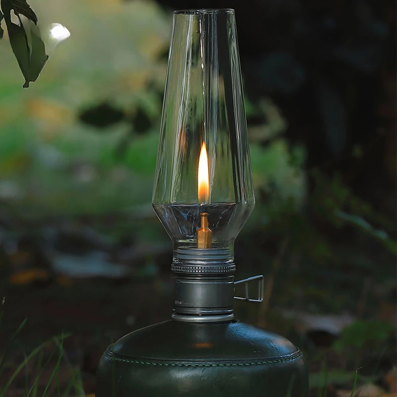 

For Outdoor Gas Coreless Candle Lamp Gasification Tent Steam Lamp Atmosphere Camping Lighting Flat Romantic Candle Lamp