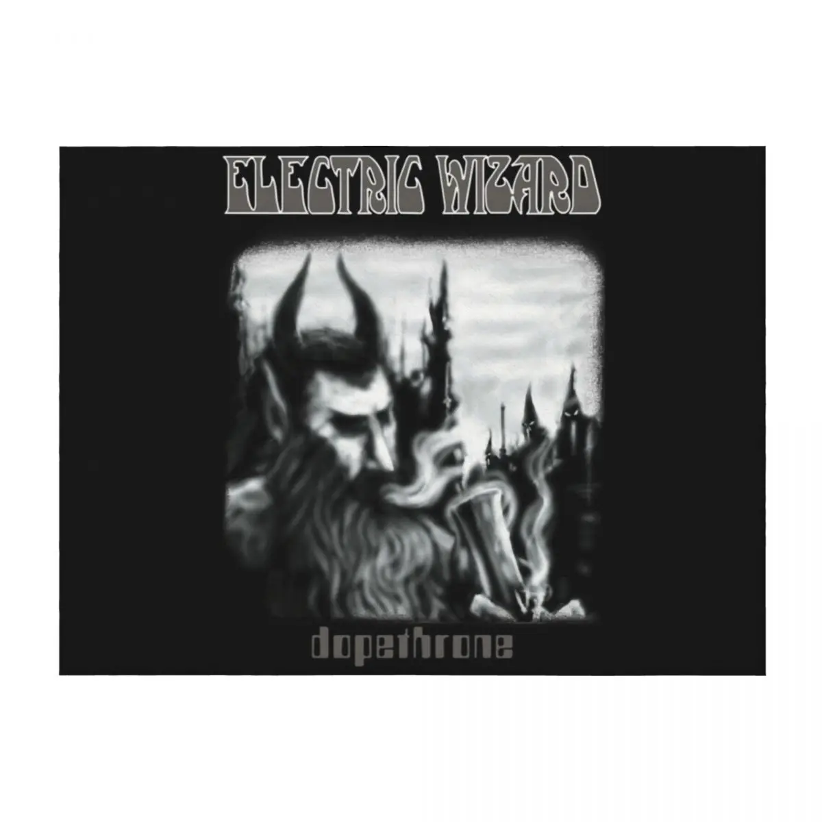 

Electric Wizard - Dopethrone Classic Old School UK Doom Stoner Metal Throw Blanket Cute Baby For Decorative Sofa Blankets