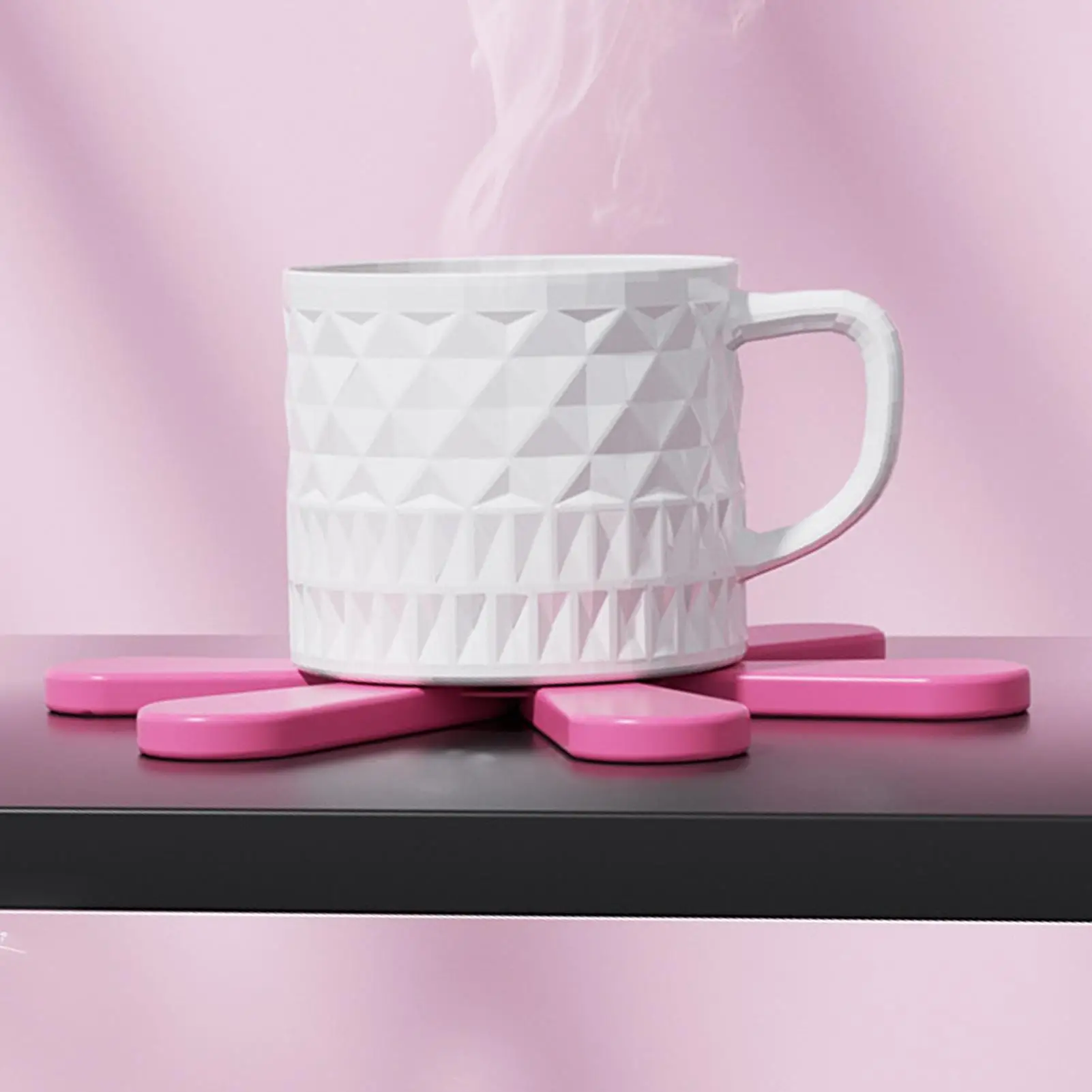 Trivet Tree Silicone Heat Resistant Placemat Kitchen Anti-Scald Placemat For Cups Bowls Frying Pans Kitchens Hotel Restaurant