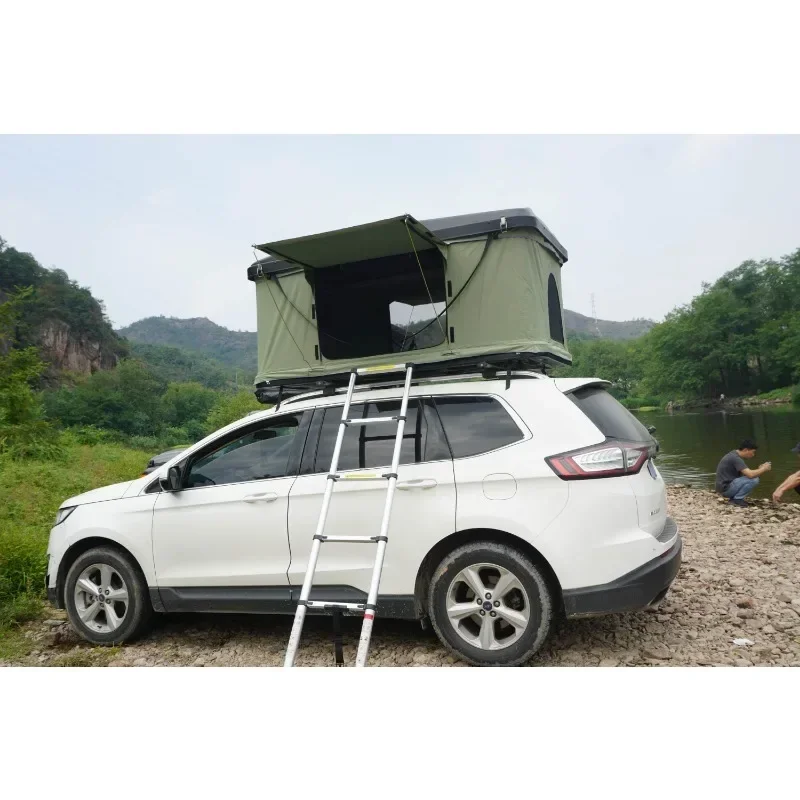 

Outdoor Camping Automatic Car Truck ABS Hard Shell Fold Out Tente De Toit Roof Top 4x4 Rooftop