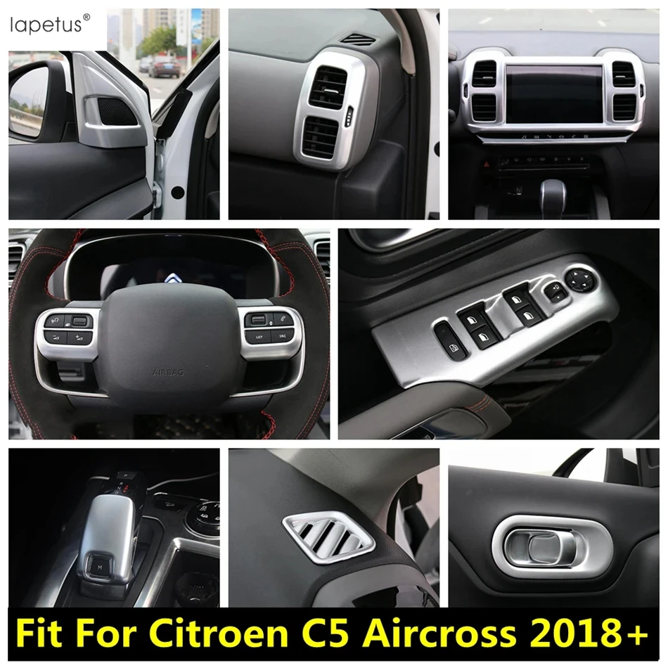 

Pillar A / Gear Shift Head / Central AC Air Conditioning Outlet Vent Cover Trim Accessories For Citroen C5 Aircross 2018 - 2024