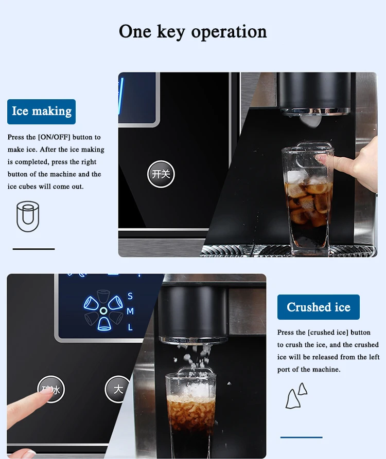 Miếng Dán Cường Lực ITOP Đa Năng Máy Làm Đá Viên Đá Nghiền Nát BĂNG BĂNG Nước Máy Làm Đá Viên Đạn Nứt Máy Làm Đá Máy Bào Đá Mini 110V -220V