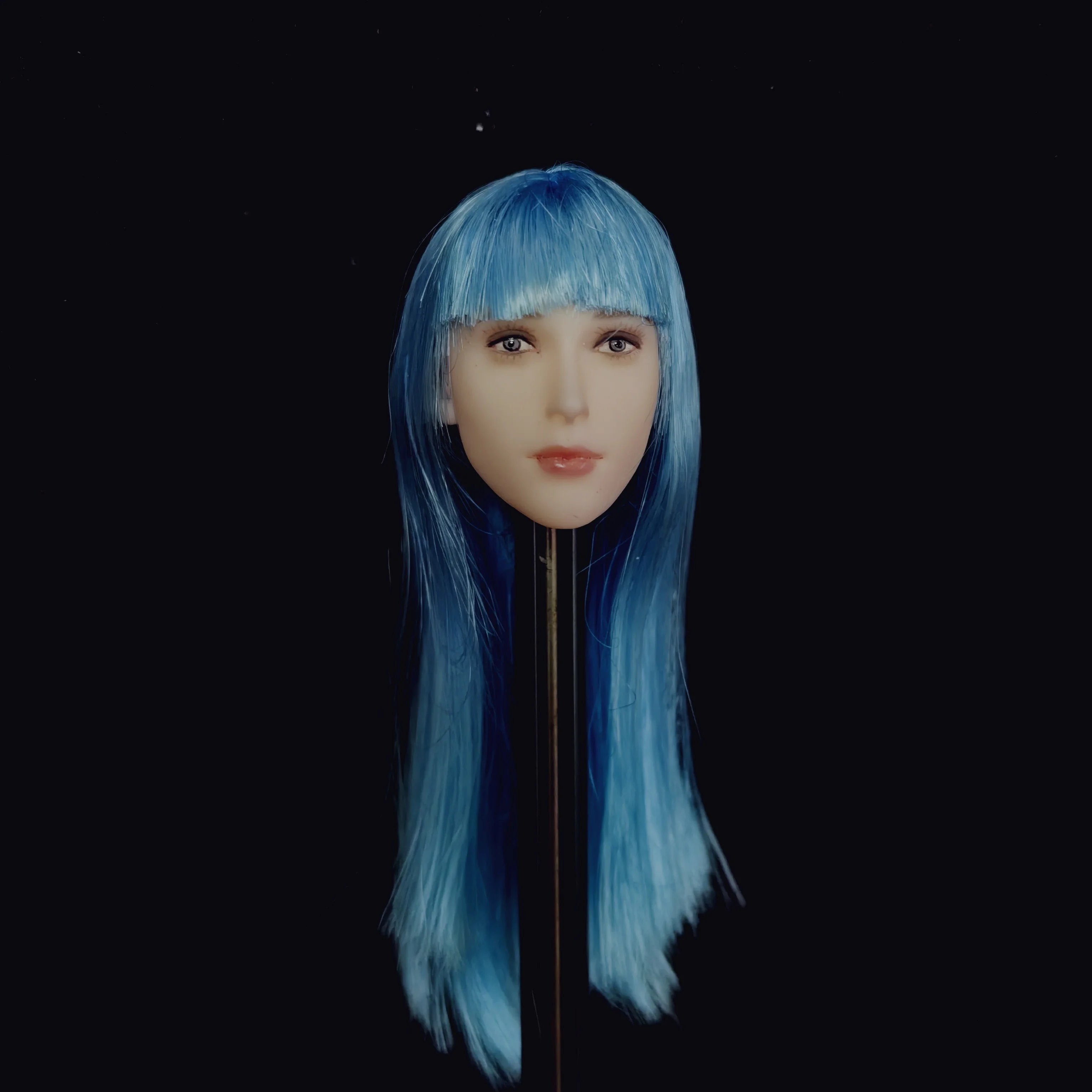 

1/6 Model Girl Head Carving Fit 12inches Pale Skin Figure