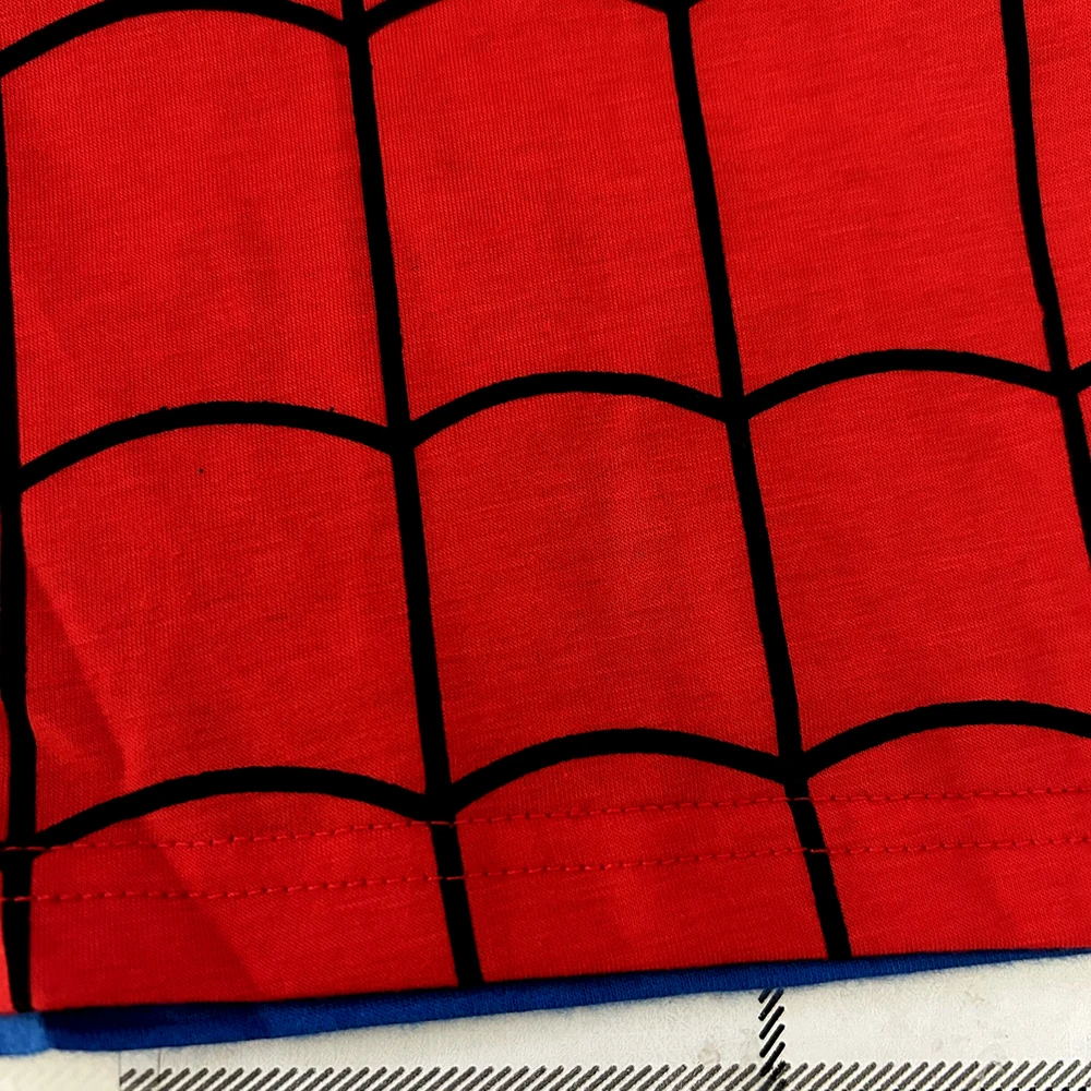 بيجامة أطفال سبايدر مجموعة أطفال سليبرز بنين بنات كارتون كم طويل ملابس نوم 2-7T