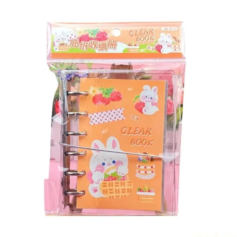 

Adorable Cartoon Patterned Sticker Book Secure Fastener Tear Resistant Convenient For School Children