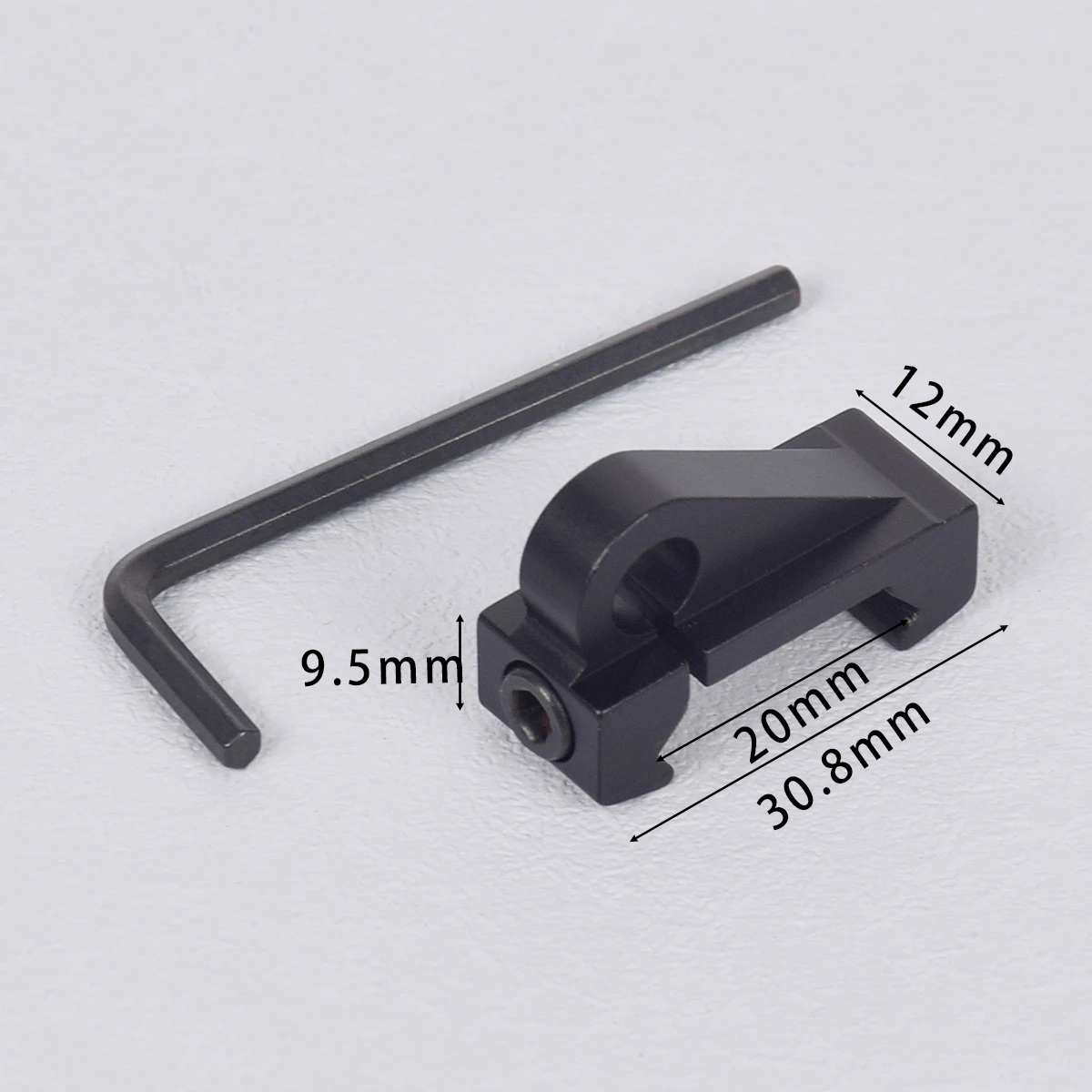 NONE RSA GBB Schnellverschluss QD-Schlaufenhalterung Mlok Zielfernrohrmontageadapter Picatinny-Schiene Schnellwechsel QD-Schlaufenaufnahmehaken 7