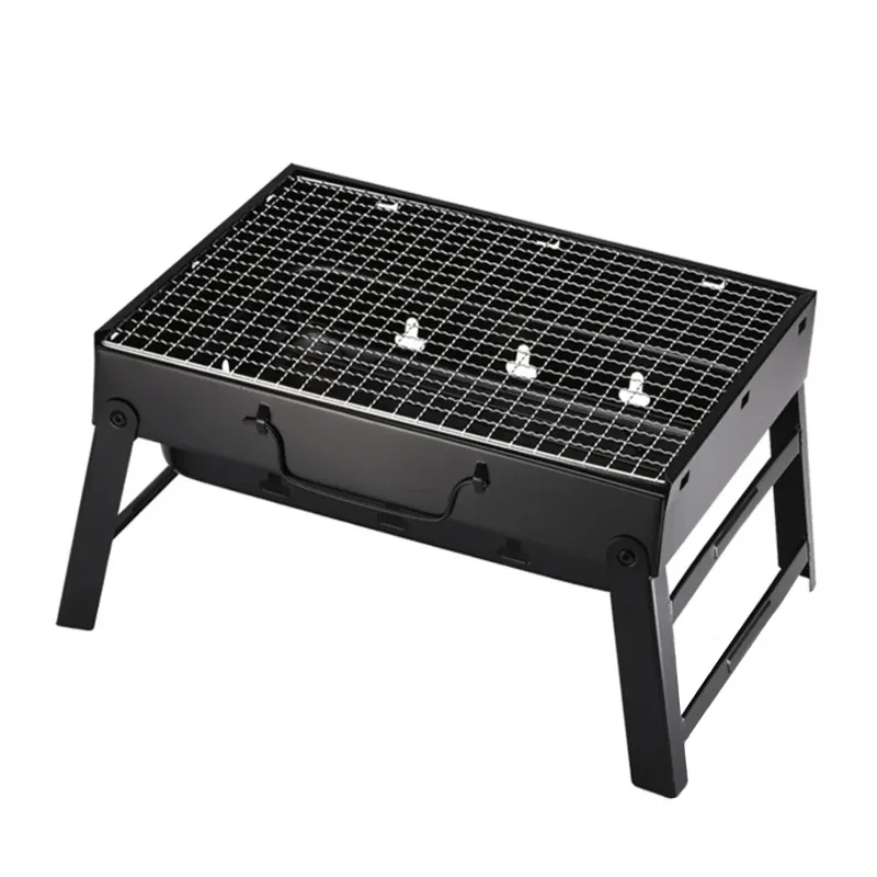 

Thickened BBQ Stove Outdoor Portable Smokeless Folding Camping BBQ Rack Home Charcoal BBQ Stove