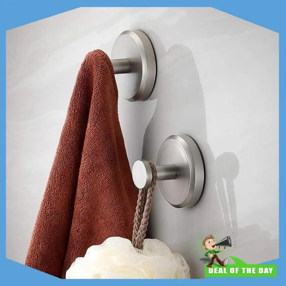 

24-Hour Delivery 4 PCS Suction Cup Hooks For Shower Wall No Drill Hook Removable Reusable Towel Hooks For Kitchen Glass Door Wi