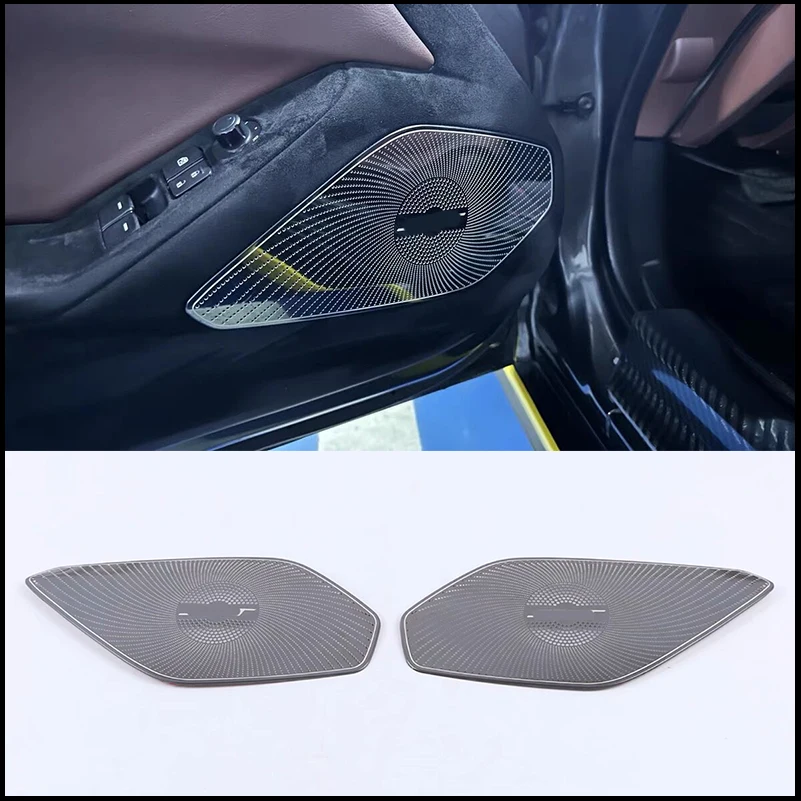 

Стайлинг автомобиля для Mazda MX-5 MX 5 RF MX5 ND 2016 ~ 2020 дверной динамик звуковой сигнал громкоговоритель аудио рамка крышка отделка авто аксессуары