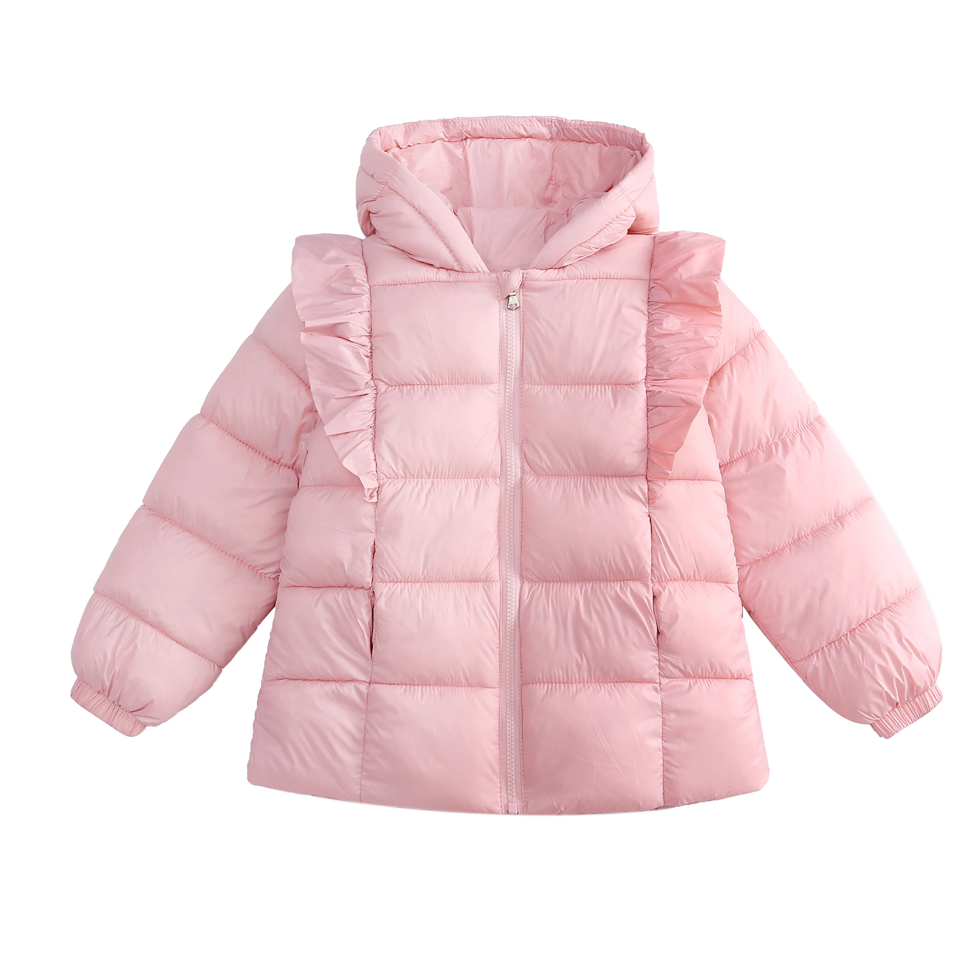 2023 Autumn And Winter New Style Baby Light Hooded Ears Style Down Cotton Jacket For Boys and Girls Causual Cloth 3-5-6-8 Year