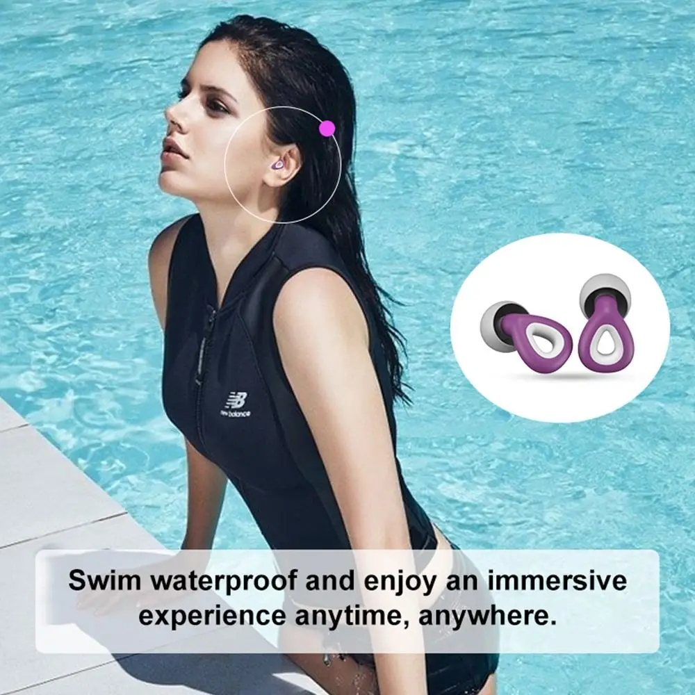 Portable Fading Sound Levels Sleep Care Musician Earplugs Noise Reduction Filter Silicone Earphone Hearing Protection Earbud