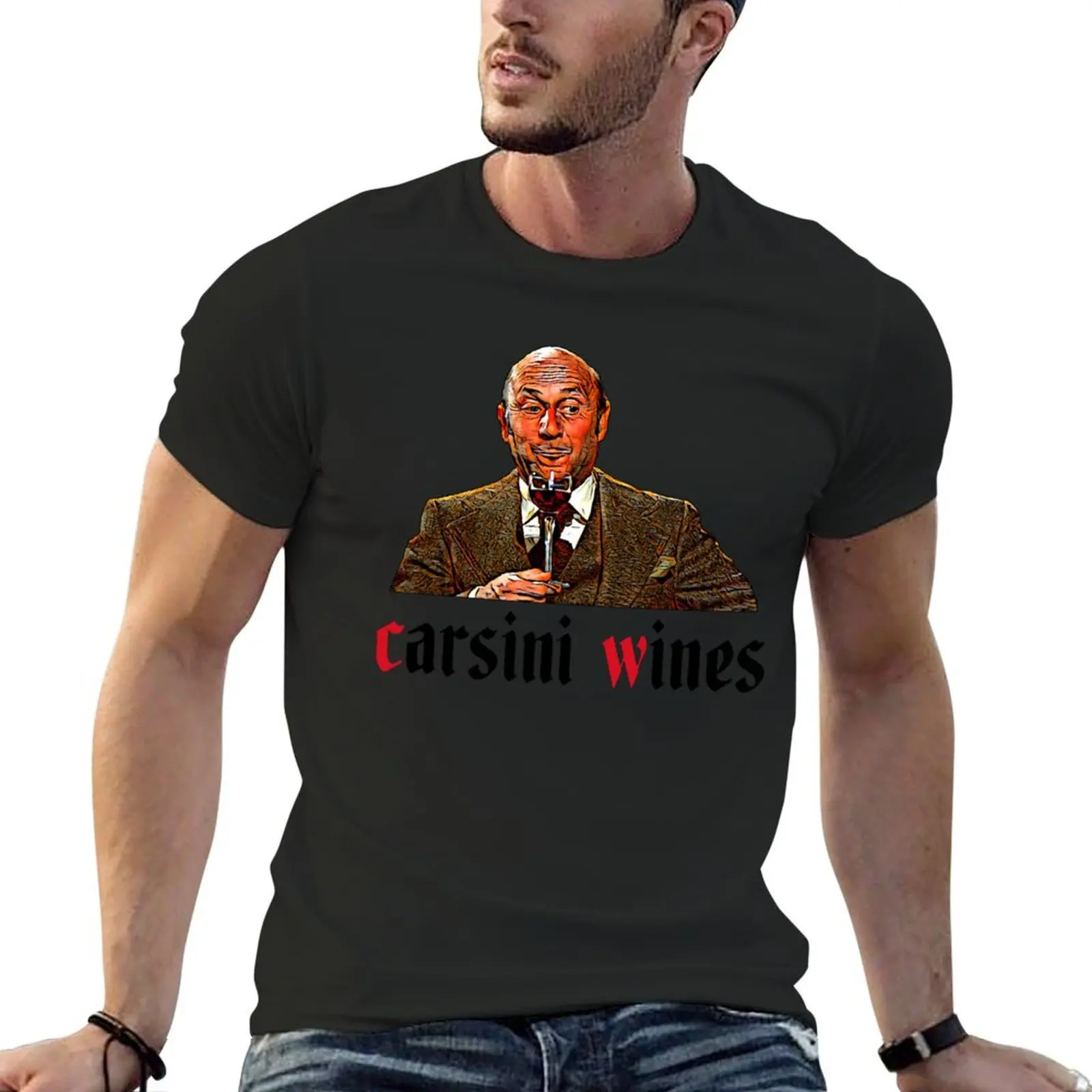 Drink Carsini Wine T-Shirt quick drying customs essential t shirt anime shirts men