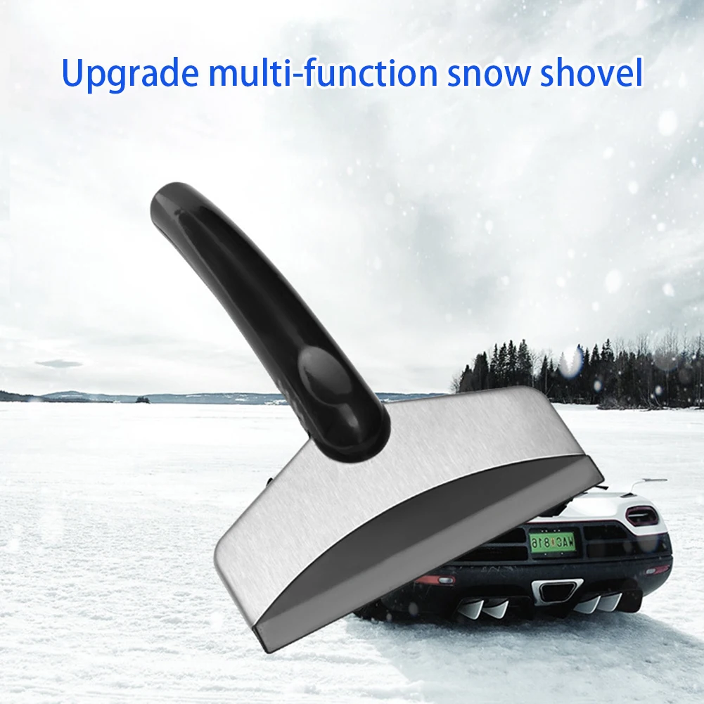 Stainless Steel Frost Removal Portable Windshield Ice Scraper Ice Removing Tool for Car Windshield