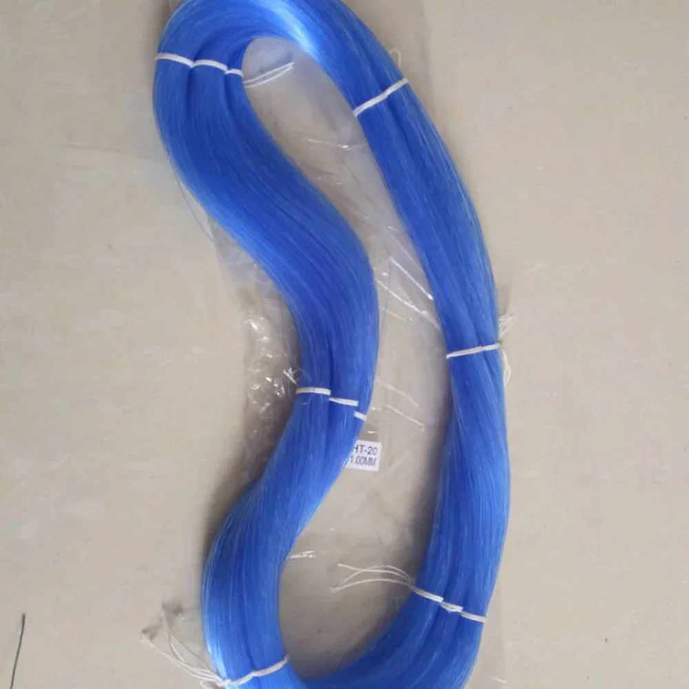 

Normal High Strength Big Diameter 0.5 1.0 1.5 2.0 2.5 3.0mm Blue Nylon Sea Fishing Line Big Object Wire Peche pescaria Pesca