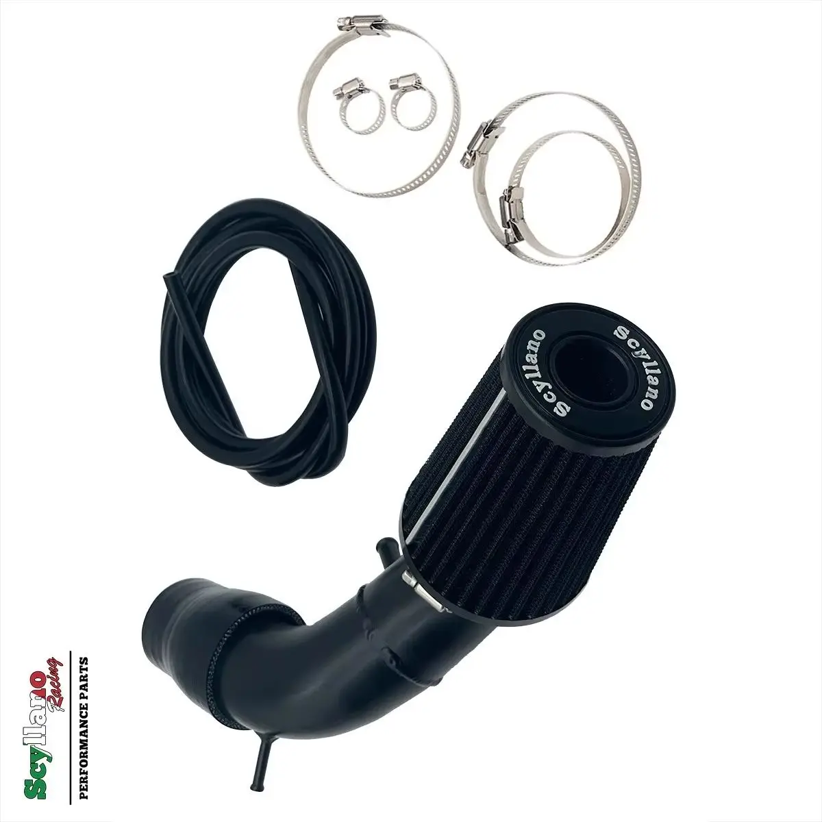 For Abarth 500 595 695 Air Intake Inlet Hose Kit High Flow Feed System In Original Airbox Position Replacement Performance Parts
