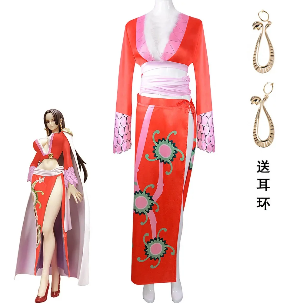 

Anime Adult Cloths Cosplay Boa Hancock Famale Costume