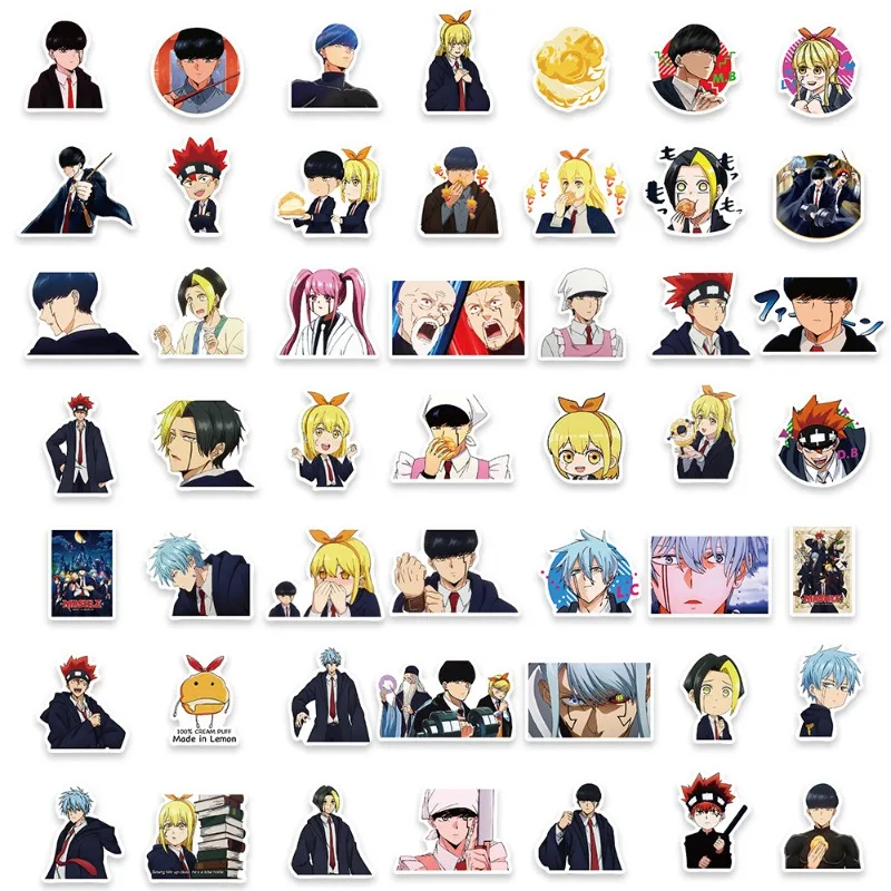 50/30/10PCS Mashle Fen Amz Popular Anime 2D Peripheral Decoration Mobile Phone Case Suitcase Personalized Waterproof Sticker