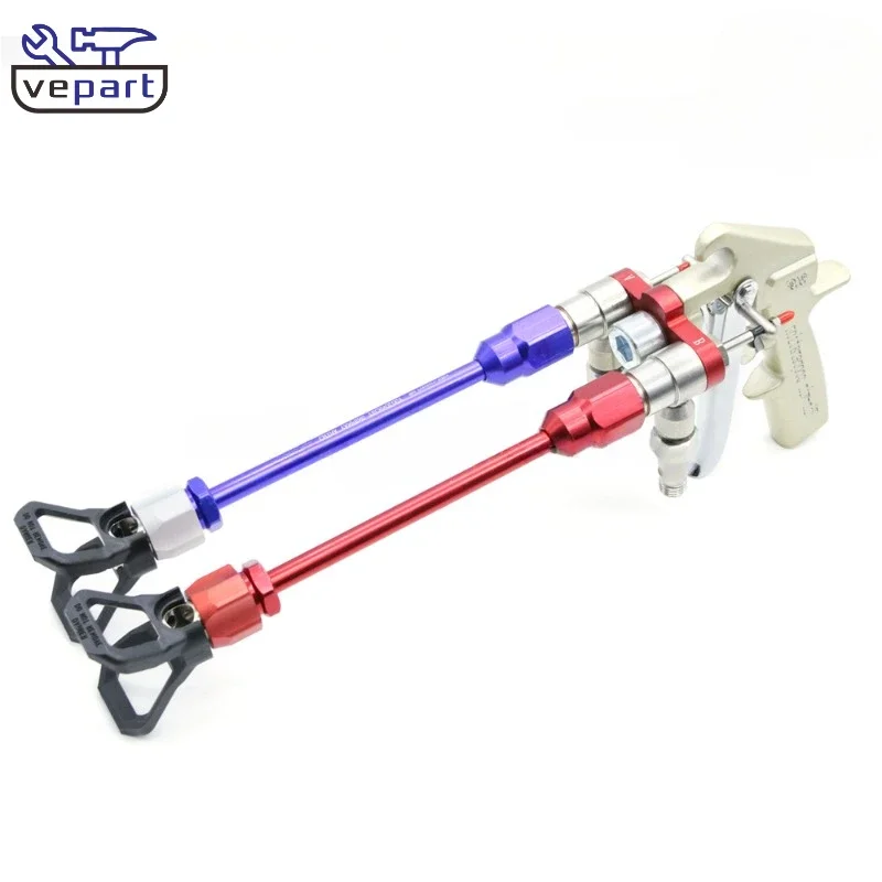 

AirMix Spray Gun 2 Components Spray Materials Mixture 2K Paints Out Mix Spraying Coating Airless Mix Painting Pistol 2 Line Gun