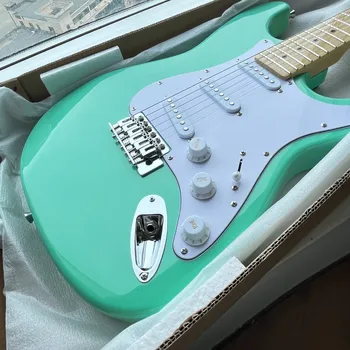 2026 hot new Green Guitar SSS pickups maple fretboard