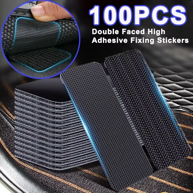 DIY Carpet Fasteners Auto Super Strong Sewing Double‑sided Tape Very Strong Adhesive Scratch Attaches Cable Organizer