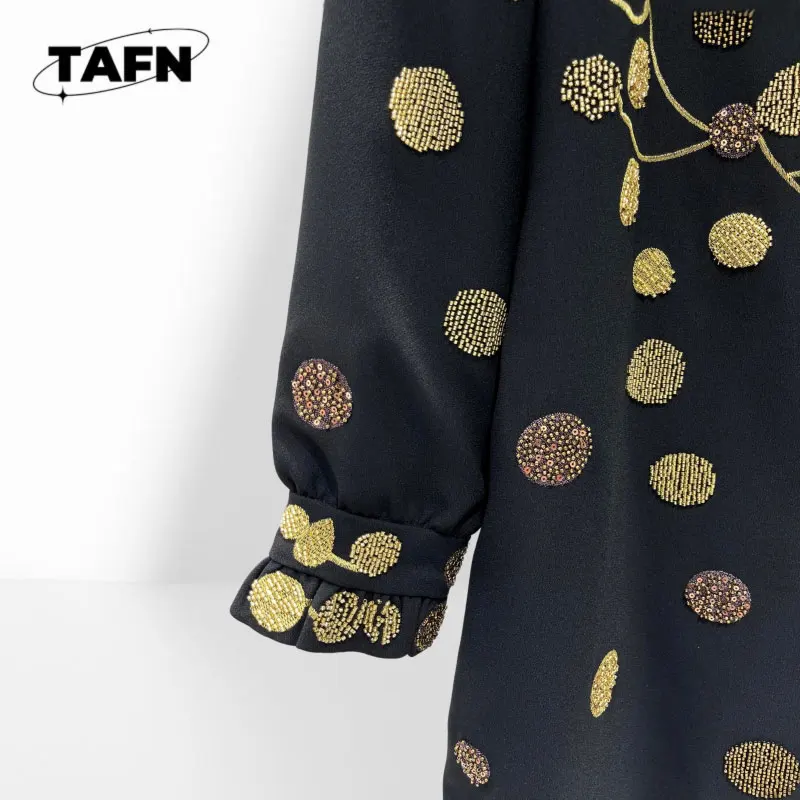 เสื้อแจ็คเก็ตเทรนช์สไตล์เกาหลีลำลองสำหรับผู้หญิง ความยาวปานกลาง ป้องกันลม เหมาะสำหรับผู้หญิงที่เดินทางไปทำงาน พร้อมปลายแขนเสื้อปรับได้ รุ่น AJ2307