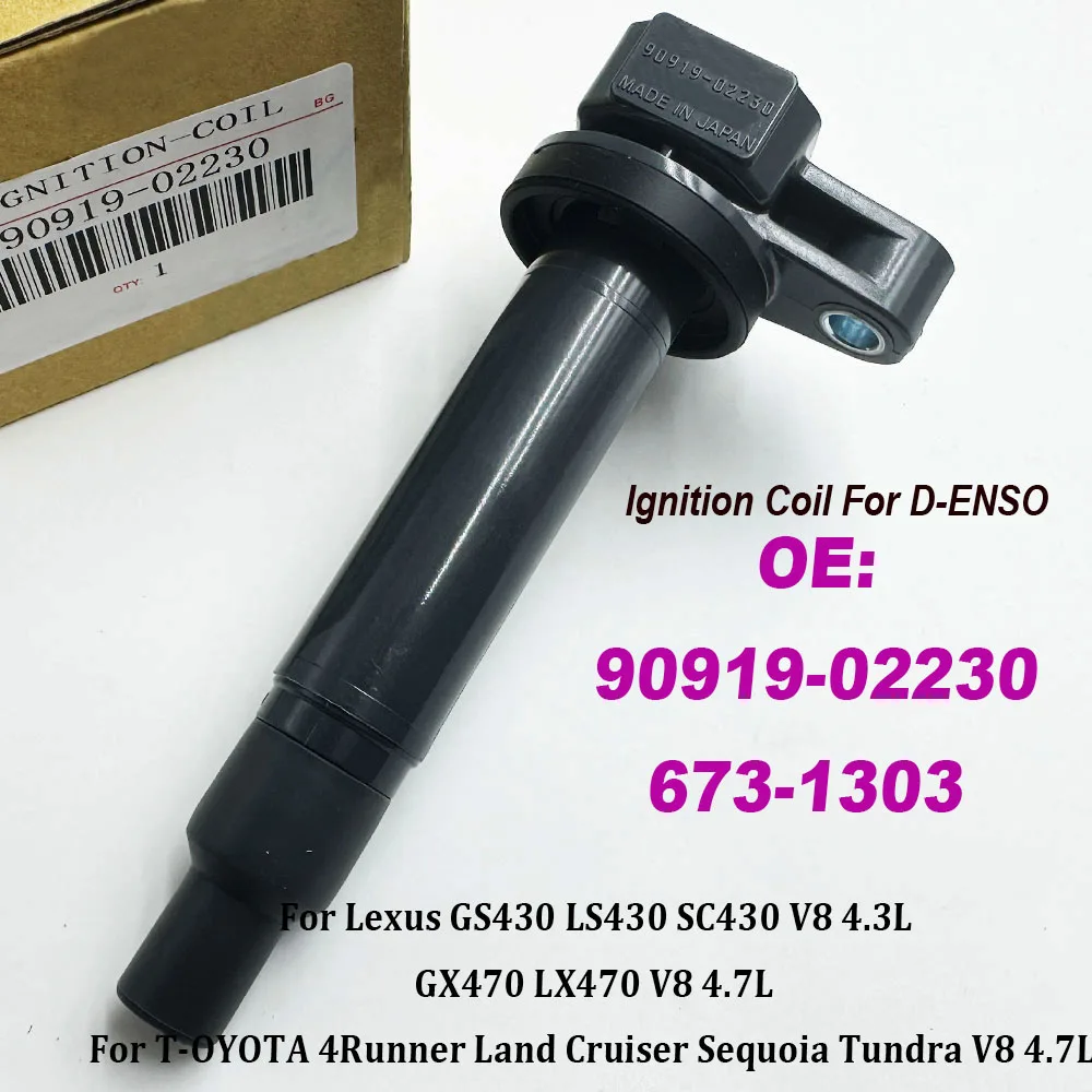 90919-02230 Ignition Coils 673-1303 90919-02259 90919-02249 9091902230 High Quality For L-exus GS430 LS430 SC430 V8 4.3L