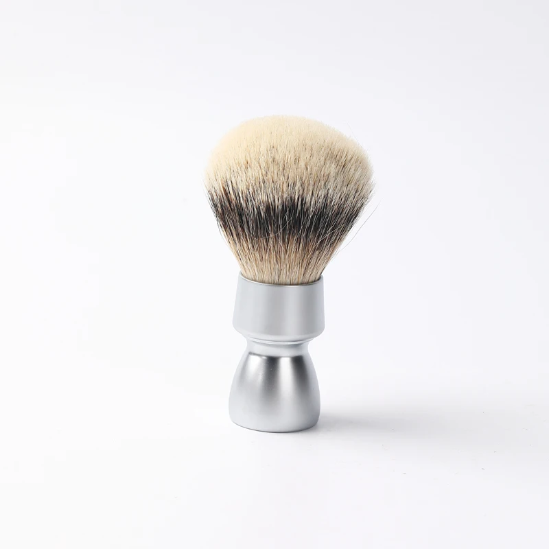 

Yaqi Heavy Metal Handle Silvertip Badger Hair Shave Brush for Men Shaving
