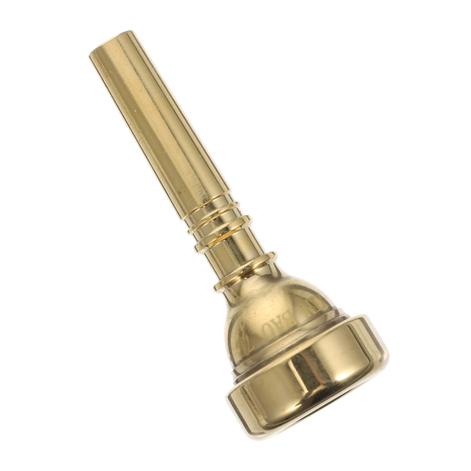 

Brass Trumpet Mouthpiece Replacement Durable Bugle Instruments Musical Practice Gift for Beginners Students