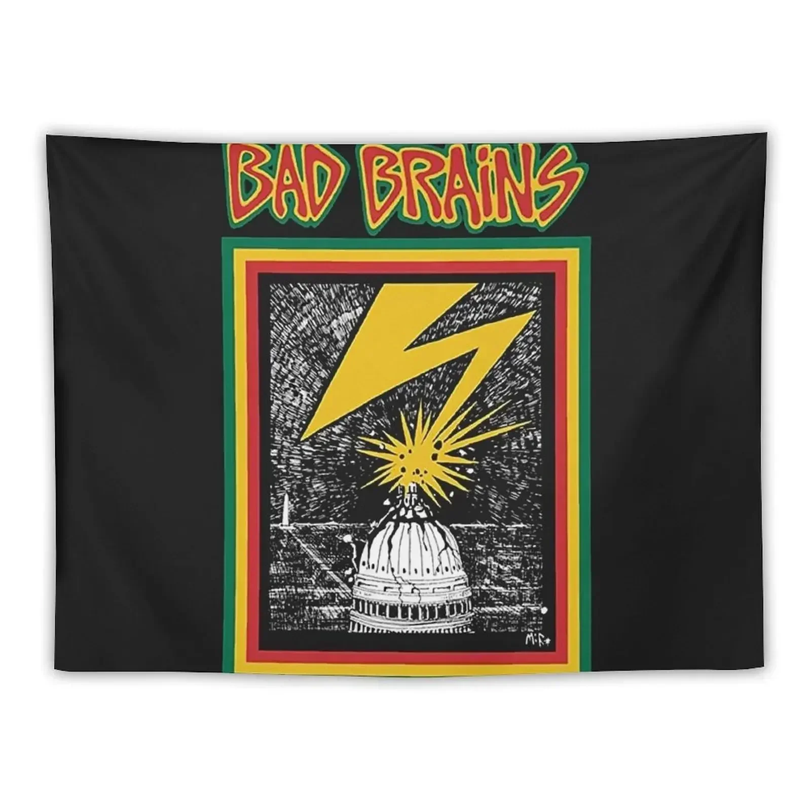 

Bad brains Tapestry Bedroom Decoration Room Ornaments Decorative Paintings Tapestry