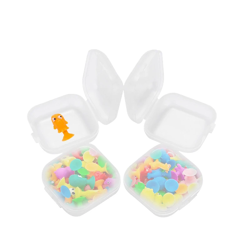 5/10 Uds Mini muñeca con ventosa con caja de silicona juguetes Divertidos para niños monstruos lindos coloridos de dibujos animados adsorbidos en el escritorio TMZ