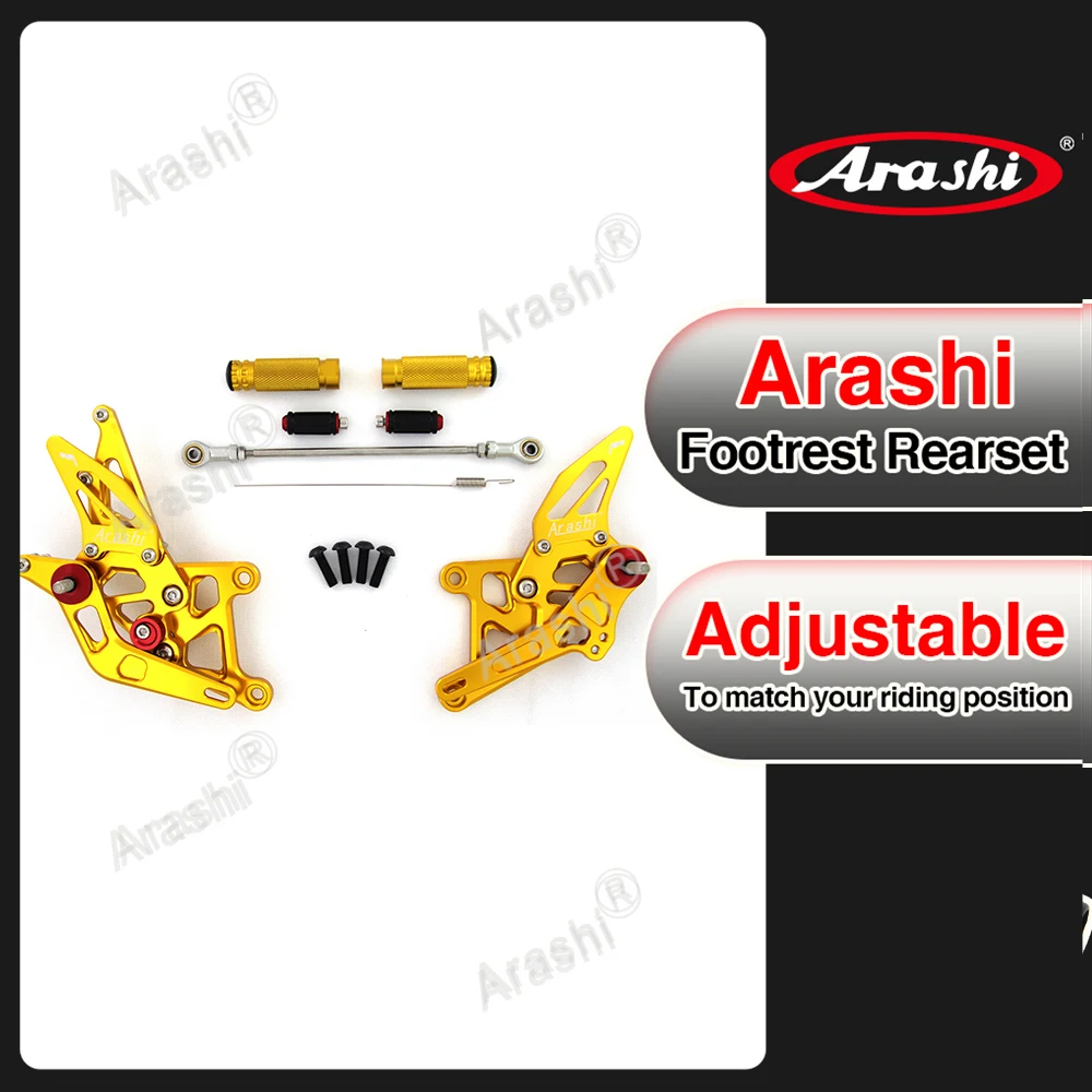 أراشي V1.0 GP Shift CBR250R 2011-2022 مجموعة خلفية قابلة للتعديل باستخدام الحاسب الآلي مسند للقدمين أوتاد مسند القدم CBR250 R CBR 250R 2019 2020