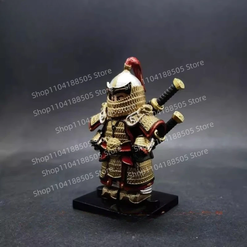 MOC Third Party Renzai Building Blocks Song Dynasty Imperial Guard Infantry Armor Set Ornament Collection Gift