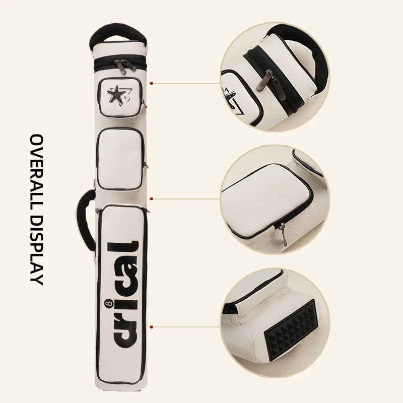 Custodia rigida per stecche CRICAL, custodia per bastoncini da biliardo, 6 fori, custodia per biliardo 2x4, lunghezza 86 cm, tessuto Oxford, accessori da biliardo