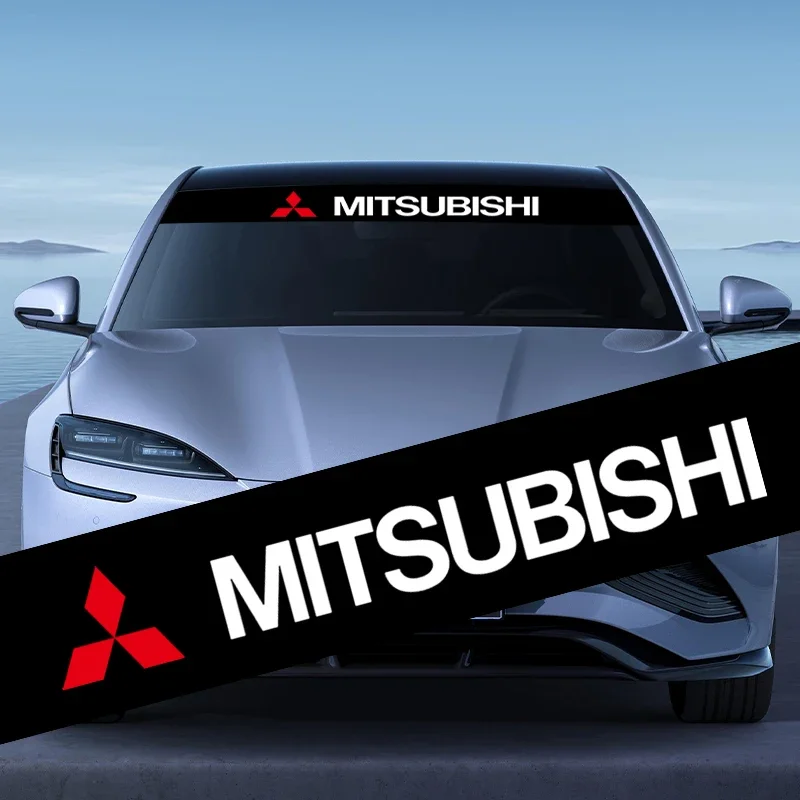 Car Front Windshield Stickers Front and Rear Decorative Decals Sticker For Mitsubishi Pajero Outlander XL Montero Lancer Triton