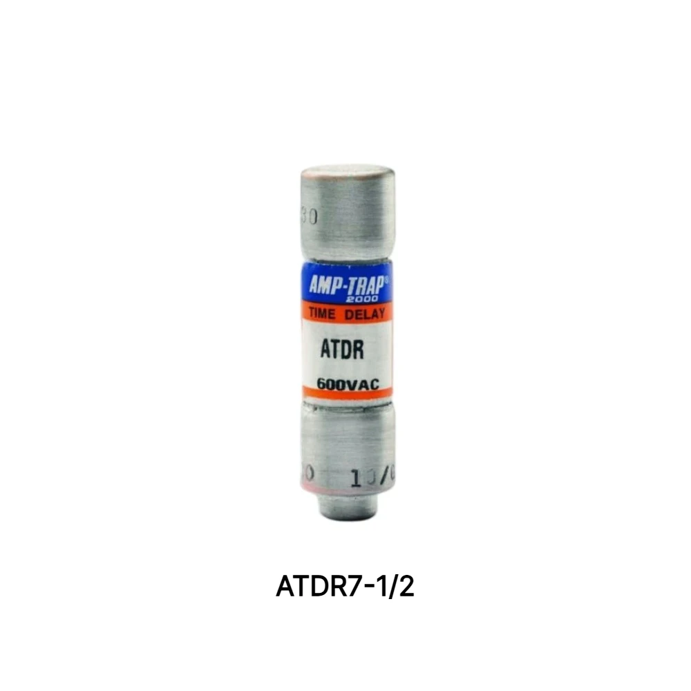 ATDR7-1/2 Class CC Time-Delay Current Limiting Cartridge Fuse 7.5A 600VAC 300VDC Motor PLC Circuit Protection 【10-Pack】 OEM